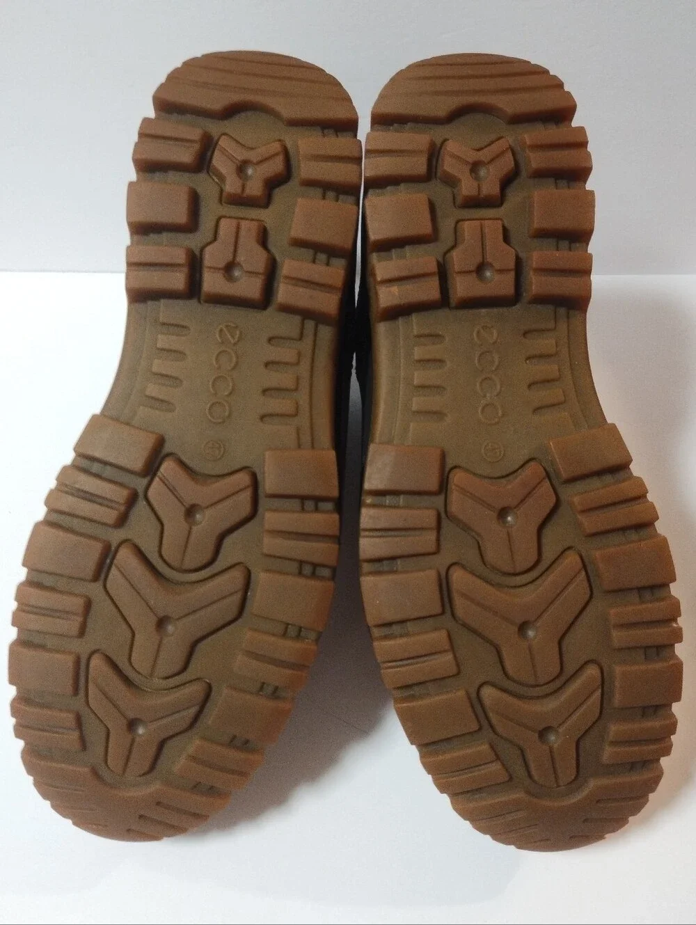 ECCO Track 6 Goretex Boots Brown Leather Lace Up Waterproof Size 47 US 13